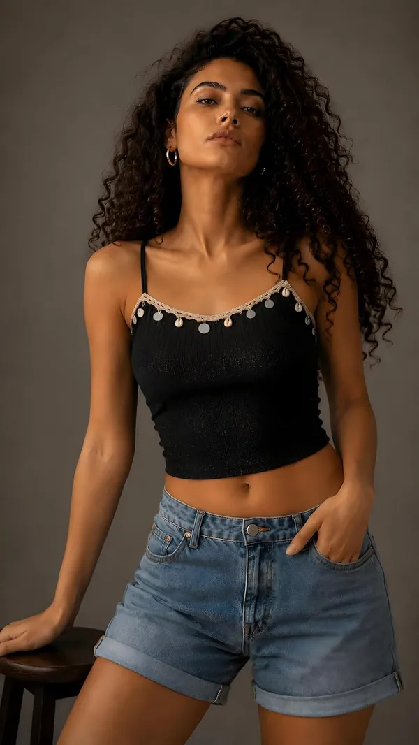 Crop_Top_With_Shrug_Shirt_For_Women