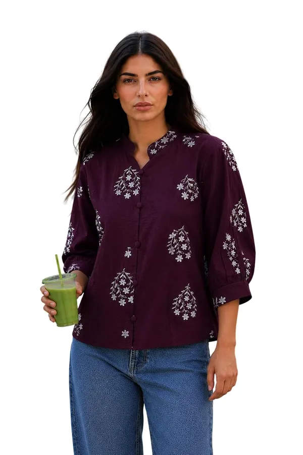 Womens_Cotton_Blend_Tunic_Top