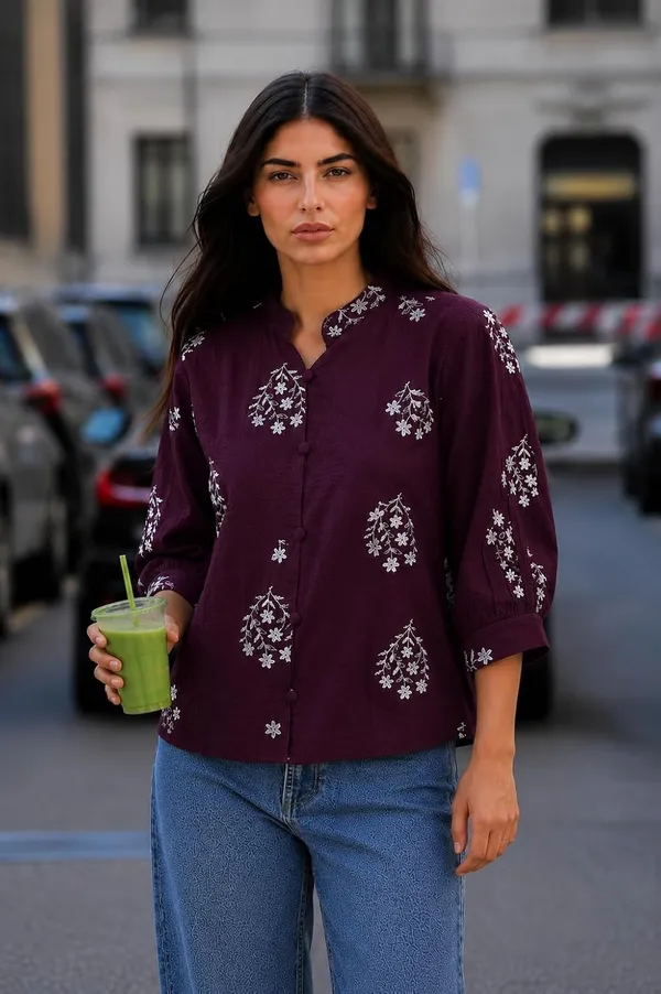 Womens_Cotton_Blend_Tunic_Top