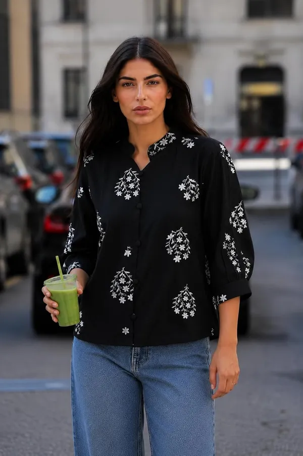 Womens_Cotton_Blend_Tunic_Top