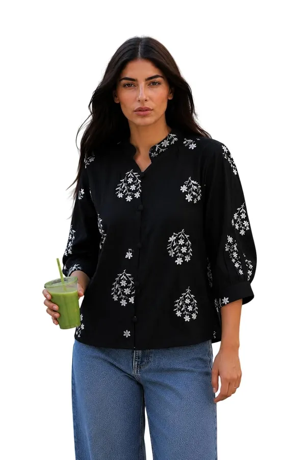 Womens_Cotton_Blend_Tunic_Top