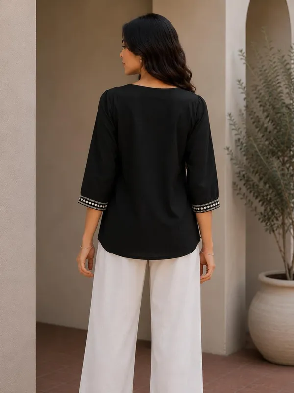 Women_Embroidered_Peplum_Top