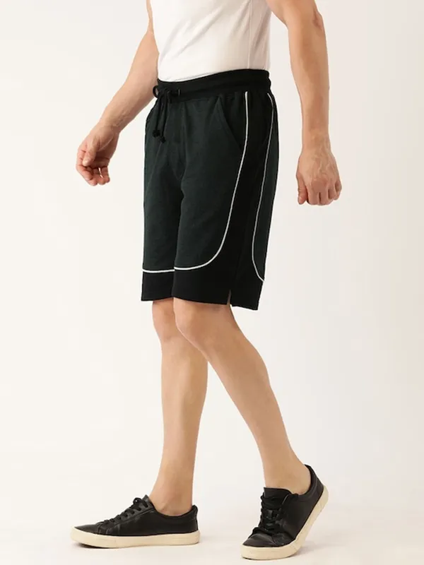 Black_Cotton_Blend_Drawstring_Shorts_For_Men