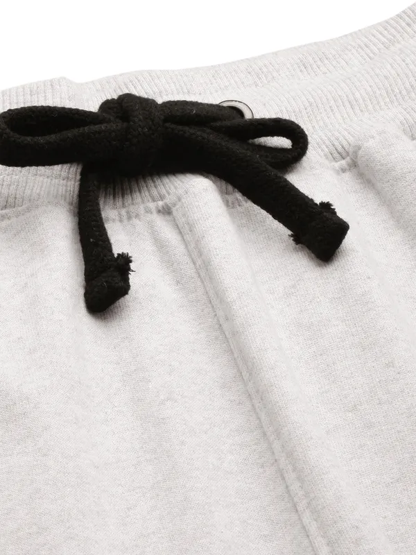 White_Cotton_Blend_Drawstring_Relaxed_Fit_Joggers_For_Women