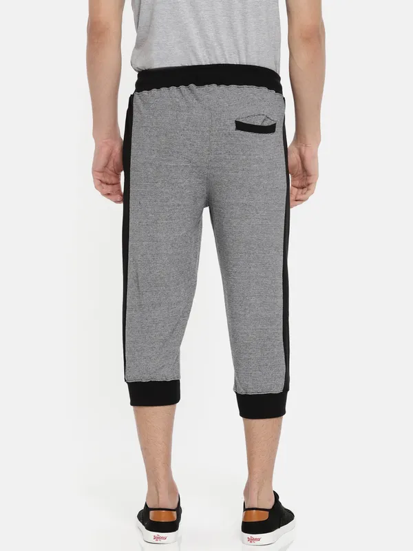 Black_And_Grey_Cotton_Blend_Capri_Joggers_With_Side_Panel_For_Men