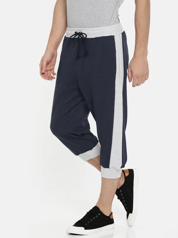 Navy_Blue_Cotton_Blend_Drawstring_Capri_Joggers_For_Men