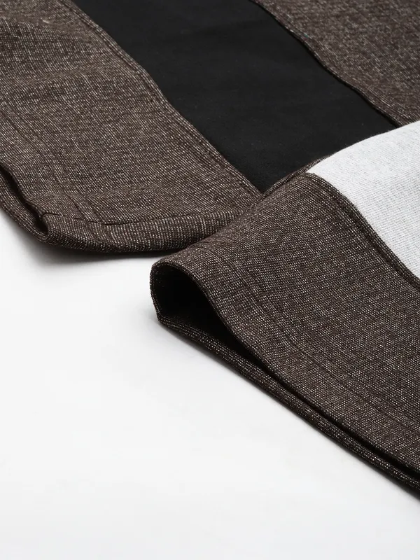 Charcoal_Grey_Cotton_Blend_Elasticated_Waist_Knit_Shorts_For_Men