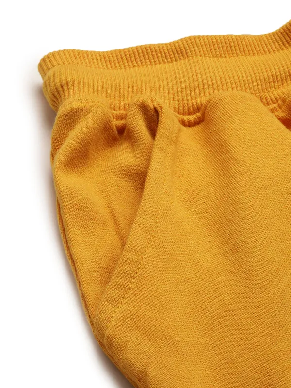 Mustard_Yellow_Cotton_Blend_Drawstring_Joggers_For_Women