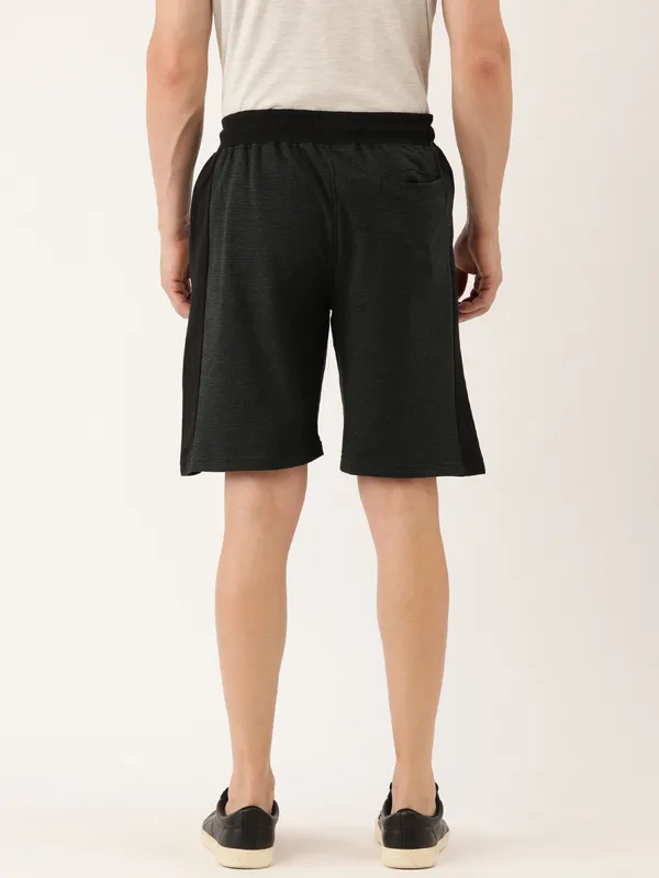 Black_Cotton_Fleece_Lined_Drawstring_Shorts_For_Men