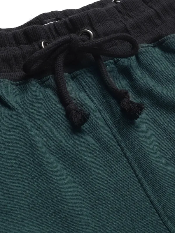 Teal_Cotton_Blend_Drawstring_Capri_Joggers_For_Men