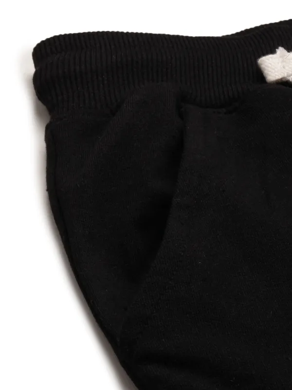 Black_Cotton_Blend_Drawstring_Joggers_For_Women