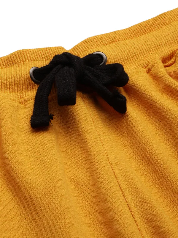Mustard_Yellow_Cotton_Blend_Drawstring_Joggers_For_Women