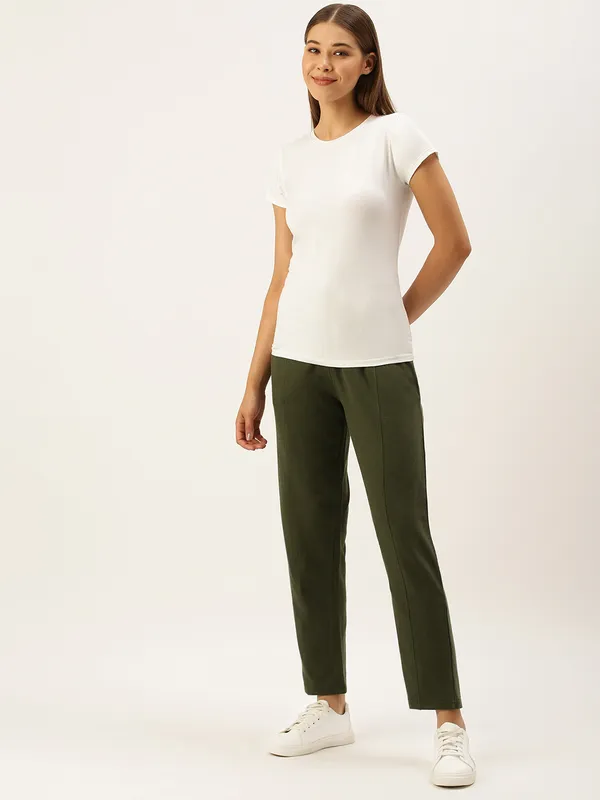 Olive_Green_Cotton_Blend_Relaxed_Fit_Drawstring_Trousers