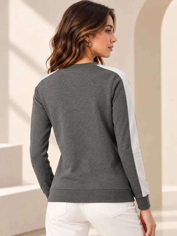 Dark_Grey_Contrast_Panel_Sweatshirt_for_Women