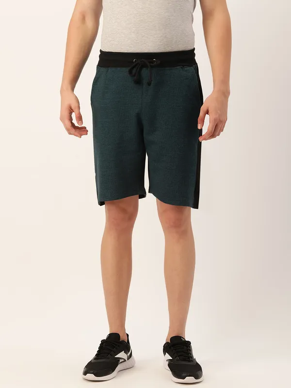 Olive_Green_Cotton_Blend_Drawstring_Shorts_For_Men