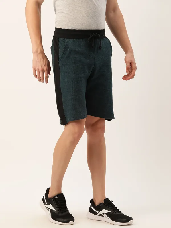 Olive_Green_Cotton_Blend_Drawstring_Shorts_For_Men