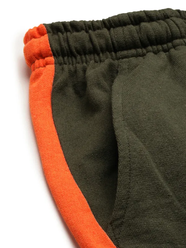 Olive_Green_Knit_Side_Stripe_Track_Pants_For_Women