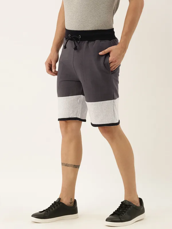 Charcoal_Grey_Cotton_Blend_Drawstring_Shorts_For_Men
