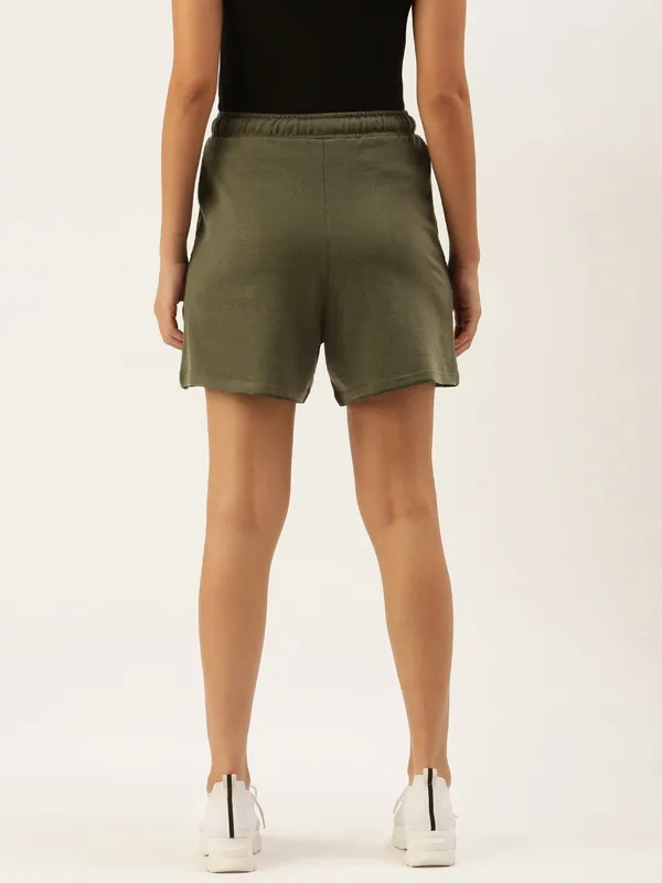 Olive_Green_Cotton_Blend_Relaxed_Fit_Drawstring_Shorts_For_Women