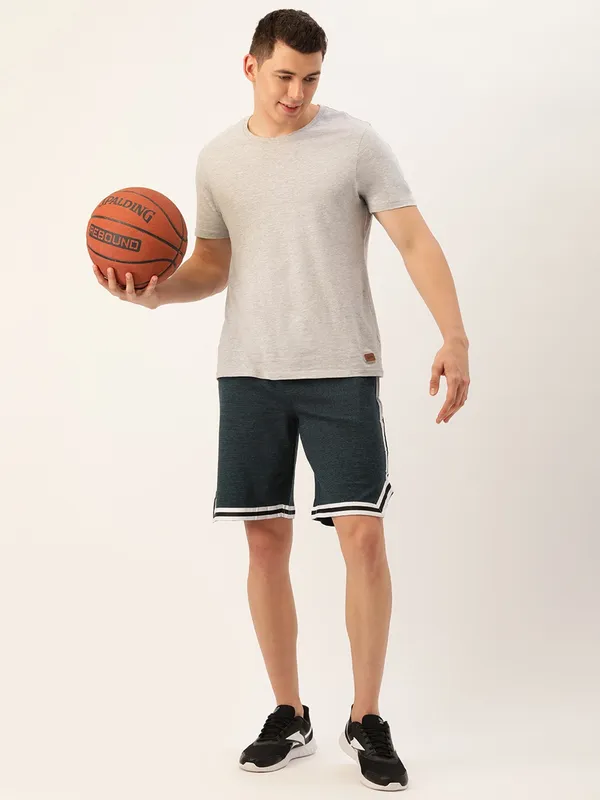 Teal_Blue_Cotton_Blend_Basketball_Style_Shorts_For_Men