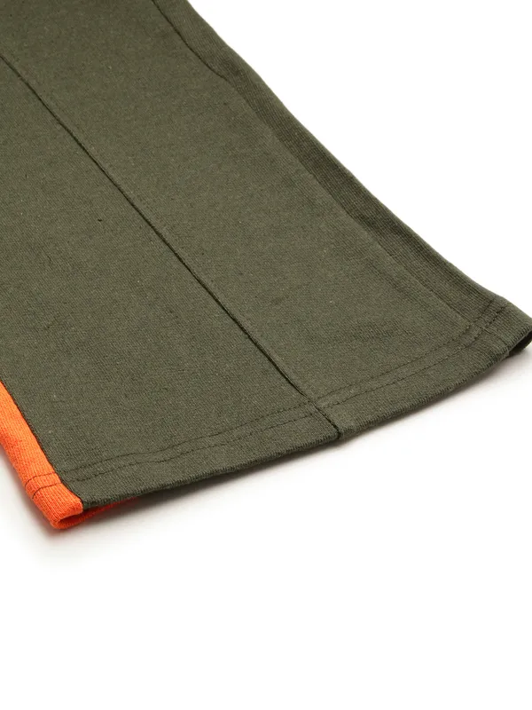 Olive_Green_Knit_Side_Stripe_Track_Pants_For_Women
