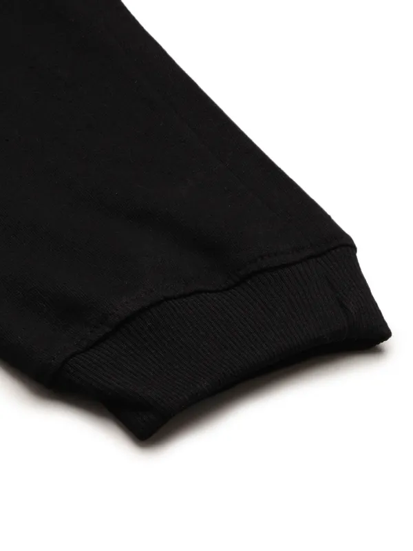 Black_Cotton_Blend_Drawstring_Joggers_For_Women