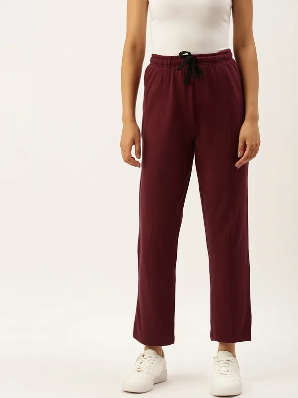 Maroon_Cotton_Relaxed_Fit_Track_Pants_For_Women