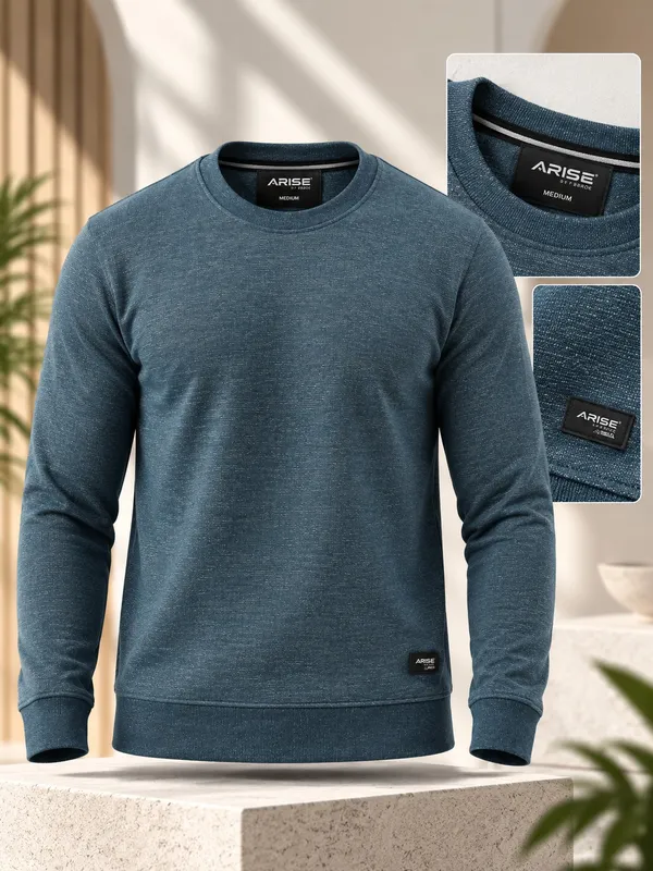 Blue_Textured_Regular_Fit_Sweatshirt_for_Men