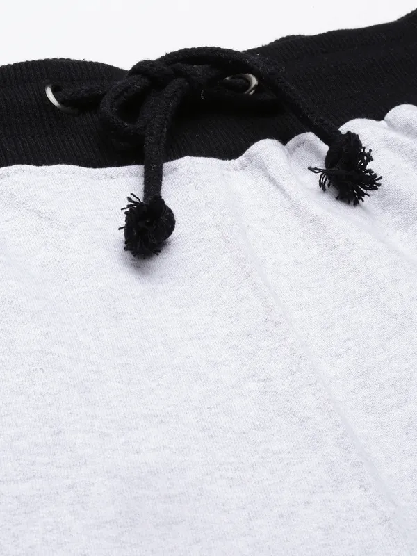 Black_And_White_Cotton_Blend_Colorblock_Track_Pants_For_Men