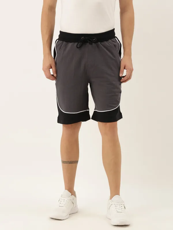 Grey_Cotton_Blend_Double-Layer_Sports_Shorts_For_Men