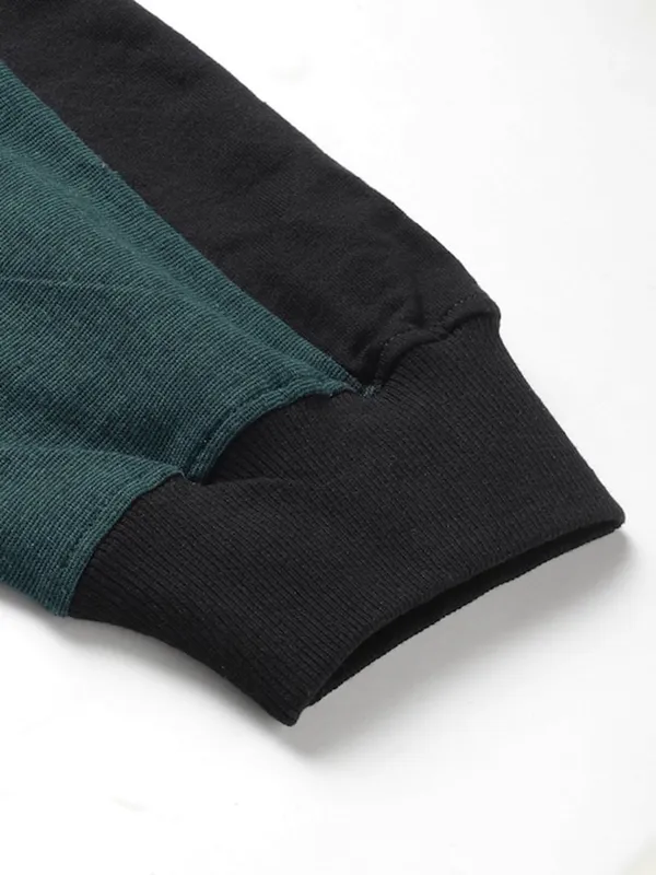 Teal_Cotton_Blend_Drawstring_Capri_Joggers_For_Men