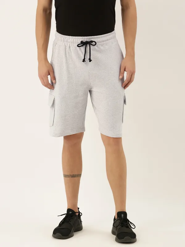 Light_Grey_Cotton_Blend_Cargo_Shorts_With_Drawstring_For_Men
