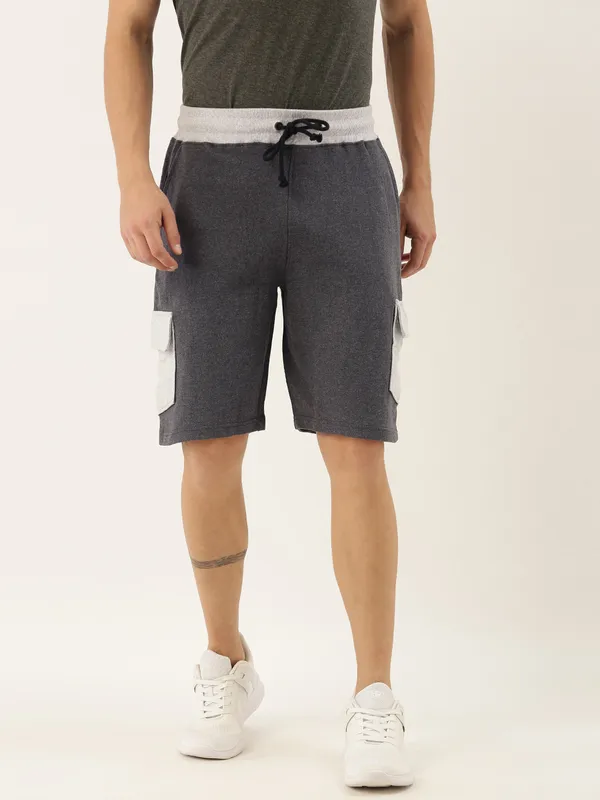 Grey_Melange_Cotton_Blend_Casual_Shorts_For_Men