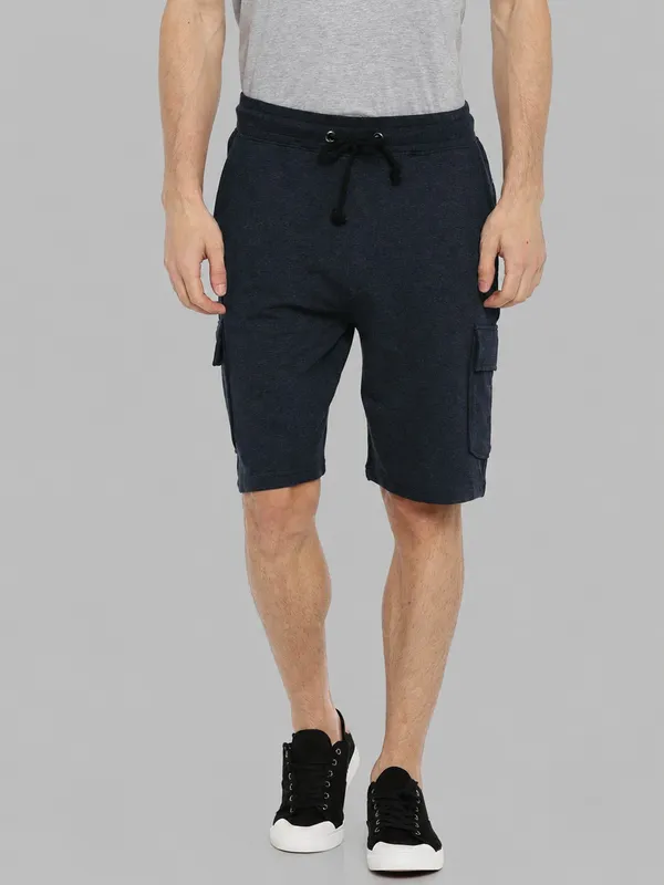 Navy_Blue_Cotton_Blend_Cargo_Drawstring_Shorts_For_Men