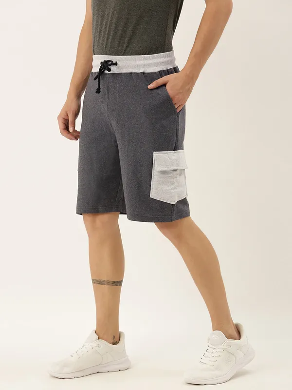 Grey_Melange_Cotton_Blend_Casual_Shorts_For_Men