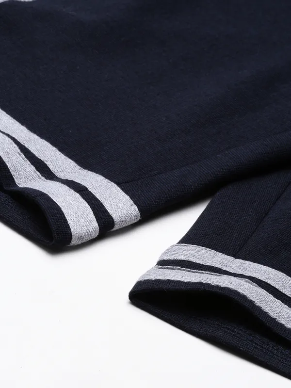 Navy_Blue_Cotton_Blend_Drawstring_Shorts_For_Men