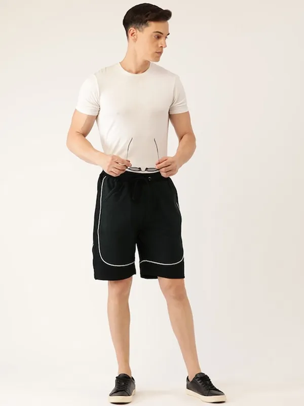 Black_Cotton_Blend_Drawstring_Shorts_For_Men