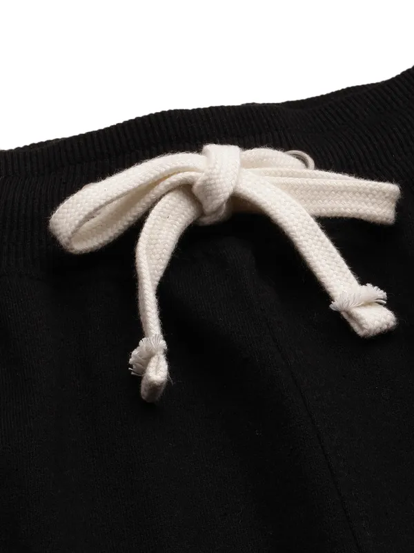 Black_Cotton_Blend_Drawstring_Joggers_For_Women