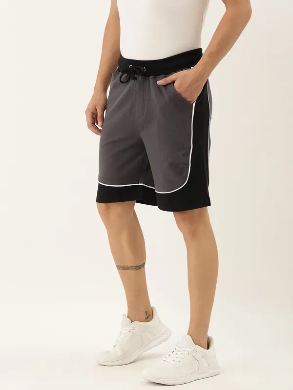 Grey_Cotton_Blend_Double-Layer_Sports_Shorts_For_Men