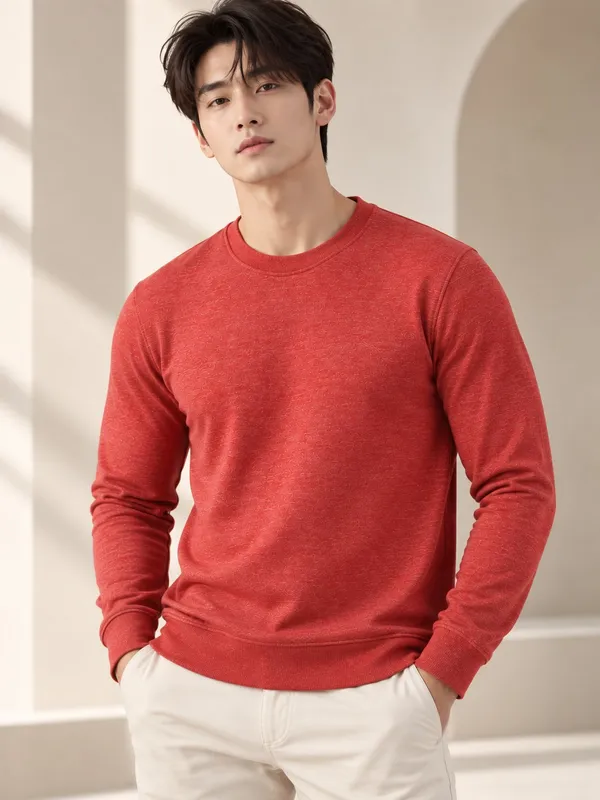 Red_Textured_Regular_Fit_Sweatshirt_for_Men