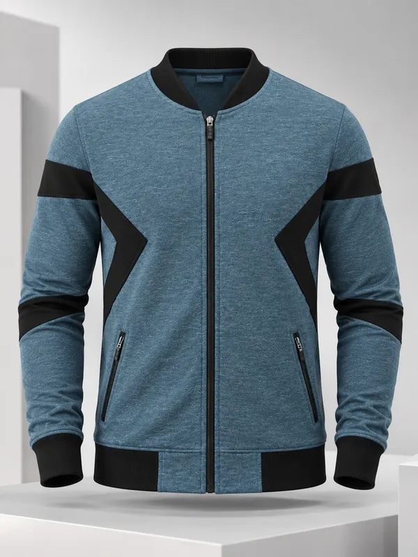 Blue_Textured_Regular_Fit_Bomber_Jacket_for_Men