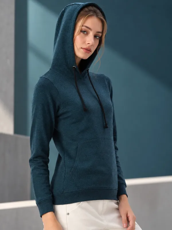 Teal_Casual_Fit_Pullover_Hoodie_for_Women