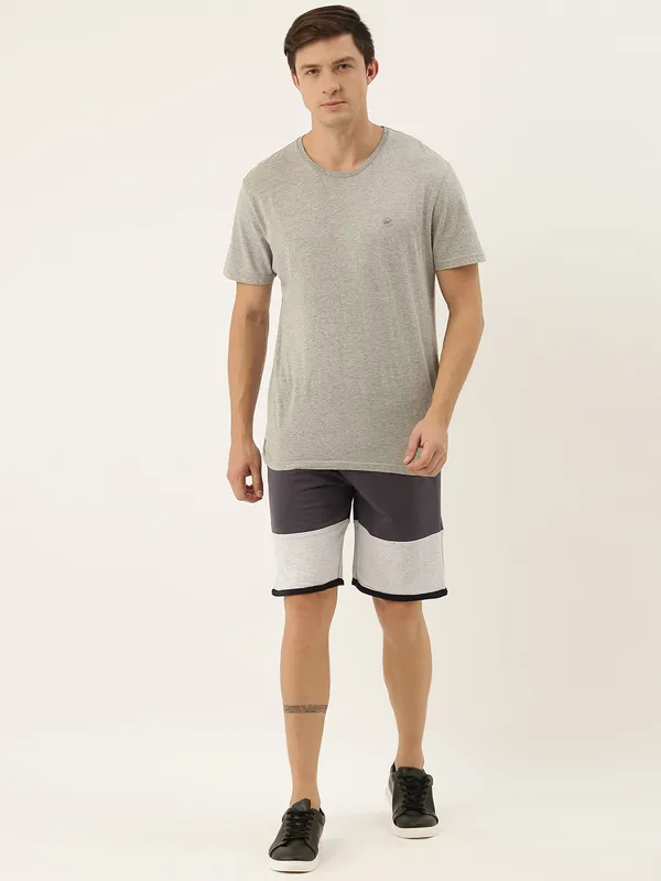 Charcoal_Grey_Cotton_Blend_Drawstring_Shorts_For_Men