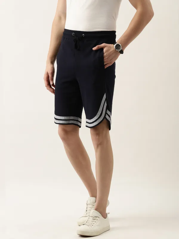 Navy_Blue_Cotton_Blend_Drawstring_Shorts_For_Men