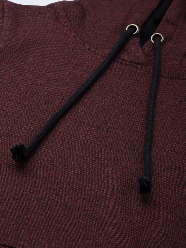 Maroon_Fleece_Casual_Hoodie_for_Women