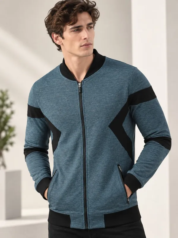 Blue_Textured_Regular_Fit_Bomber_Jacket_for_Men