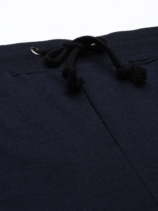 Navy_Blue_Cotton_Blend_Drawstring_Shorts_For_Men