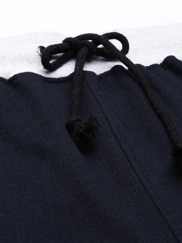 Black_Cotton_Blend_Relaxed_Fit_Drawstring_Shorts_For_Men