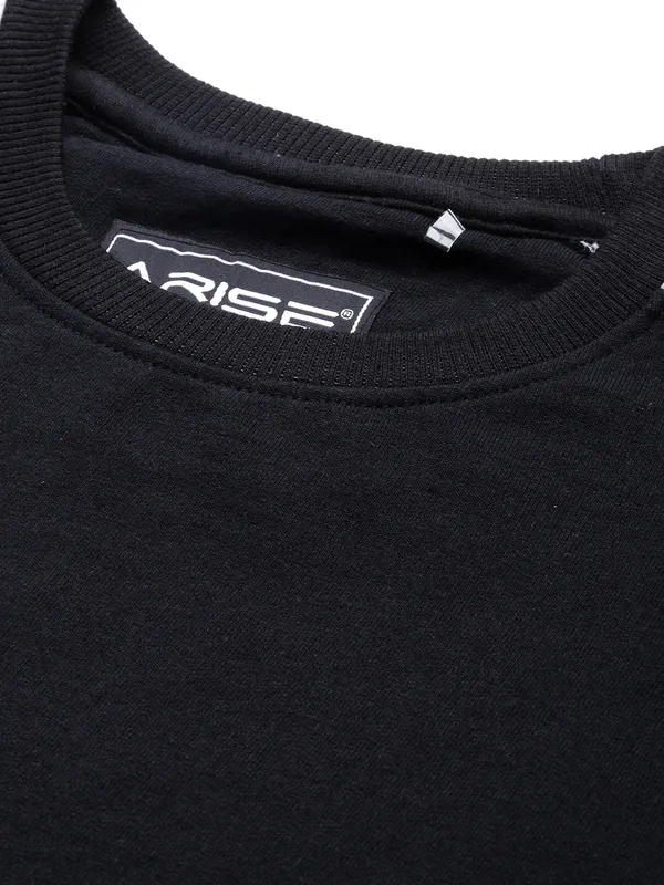Black_Cotton_Blend_Casual_Sweatshirt_for_Women