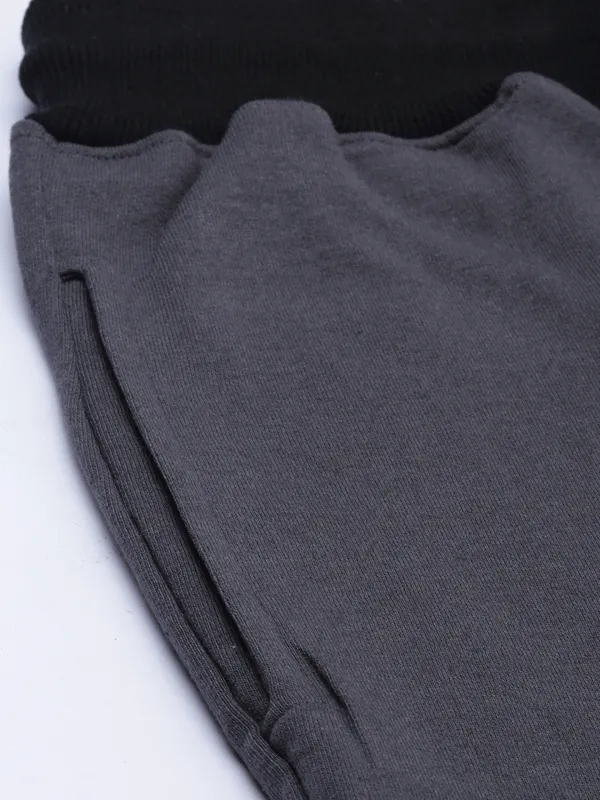 Charcoal_Grey_Cotton_Blend_Drawstring_Shorts_For_Men